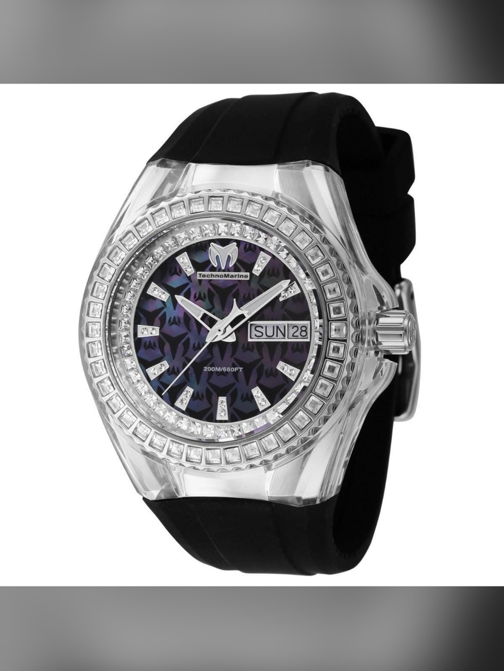 TechnoMarine Cruise Swiss Ronda 517 Caliber Women's Watch w/Mother of Pearl Dial